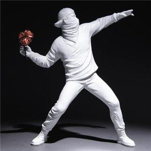 NEW - Home Decor Shelf Decor Accents Flower Sculpture for Modern Decoration